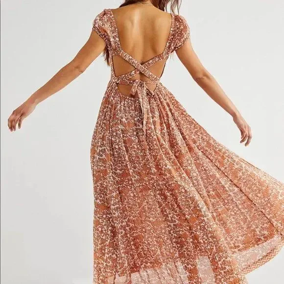 SOLD Free People Ultraviolet Dress Sz M MSRP $198 - Picture 3 of 8